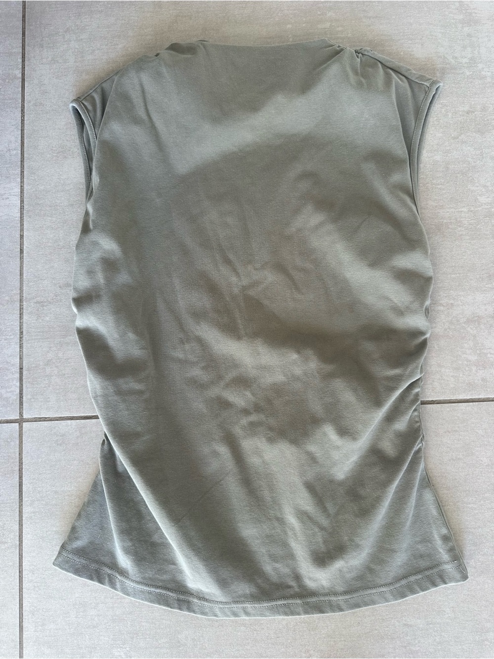 Petal & Pup Sleeveless Crewneck Tank Top - Olive